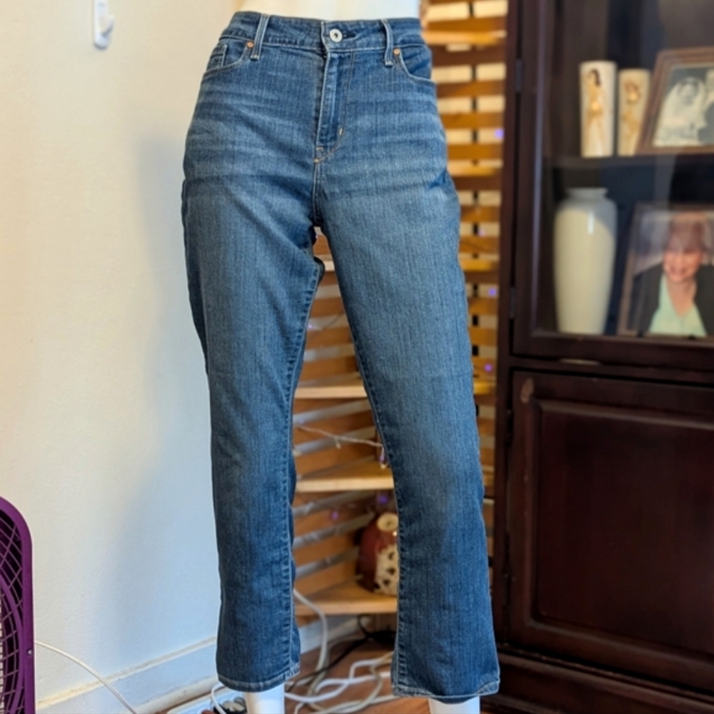 Signature by Levi Strauss Blue Straight Leg Jeans